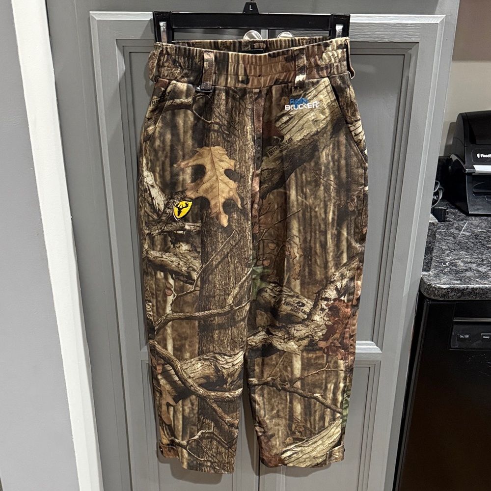 Youth Scent Blocker Rain Blocker Camo Pants